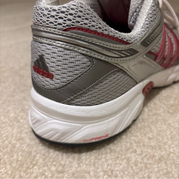 Adidas Adiprene Red Metallic Silver Running Athletic Shoes Sneakers Mens US 10 - Picture 15 of 15
